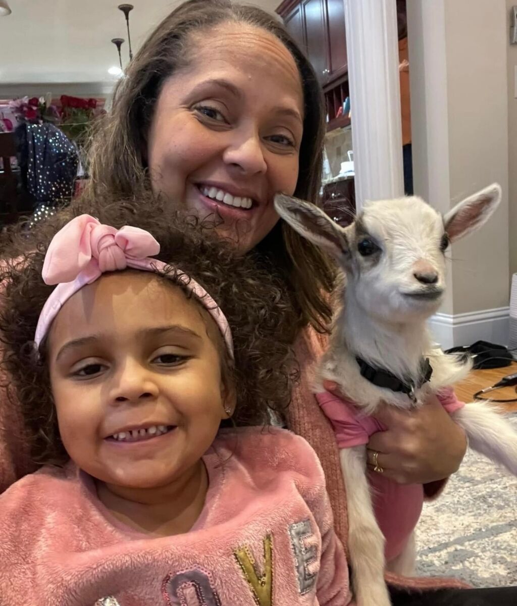 Goats visiting for a Goat Gram